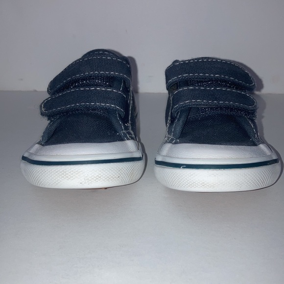 2 for $25 RALPH LAUREN POLO Shoes Baby Shoes Infant size 5 Navy & White RL Polo - Picture 3 of 9